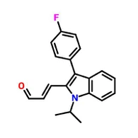 CAS:93957-50-7|(E)-3-(3-(4-фторфеніл)-1-ізопропіл-1H-індол-2-іл)акрилальдегід